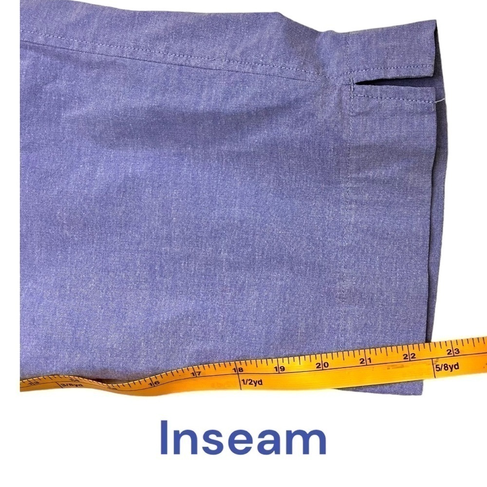 LL Bean Cotton Capri Pants in Blue - Picture 8 of 10